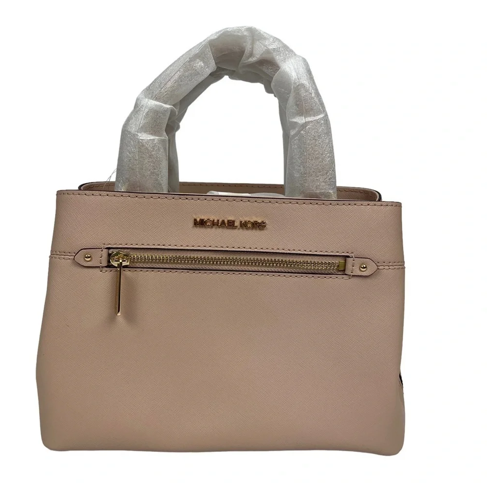 NWT MICHAEL Michael KORS Women’s Small Leather Satchel/Shoulder Handbag Pinkish